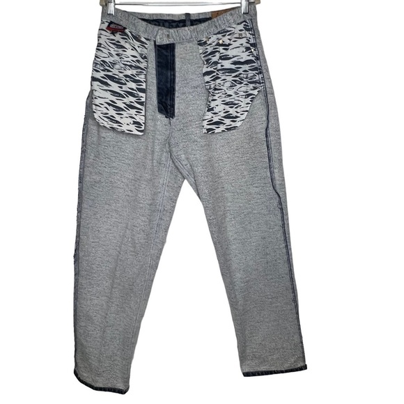 Y2K COOGI Thermal Lined Dark Wash Straight Leg Denim Blue Jeans Size 32 X 32 - Picture 15 of 15